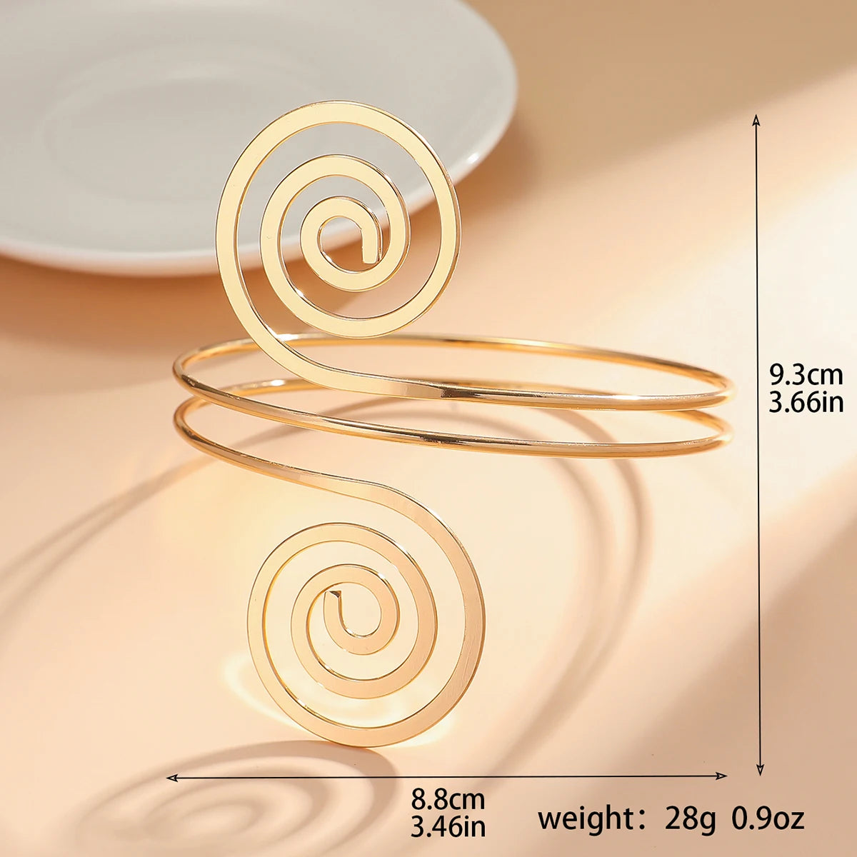 Arm Cuffs „Golden Waves“