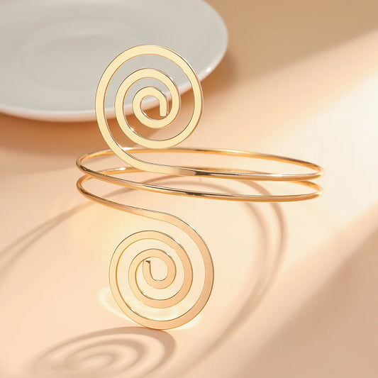 Arm Cuffs „Golden Waves“